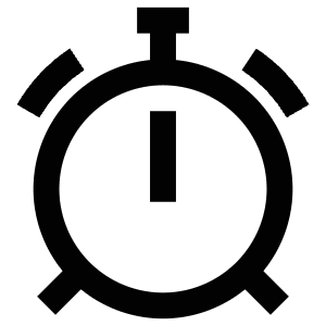 Alarm Clock Icon from Atlas Line Set