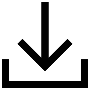 Arrow Down To Bracket Icon from Atlas Line Set