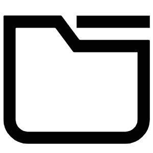 Folders Icon from Atlas Line Set