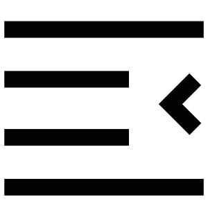 Indent Right Icon from Atlas Line Set