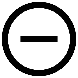Minus Circle Icon from Atlas Line Set