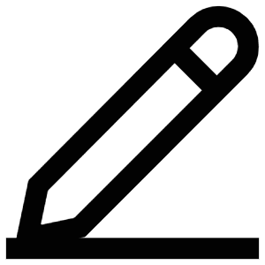 Pencil Edit Icon from Atlas Line Set