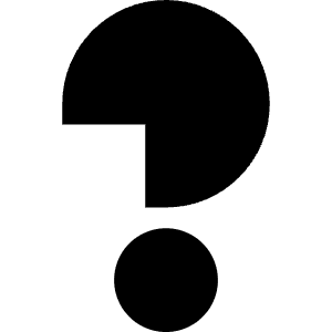 Question Icon from Block – Free Set