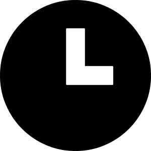 Time Icon from Block – Free Set