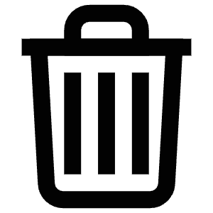 Trash Icon from Atlas Line Set