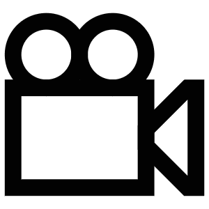 Video Camera Icon from Atlas Line Set