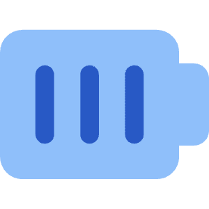 Battery Full 1 Icon from Core Flat Set