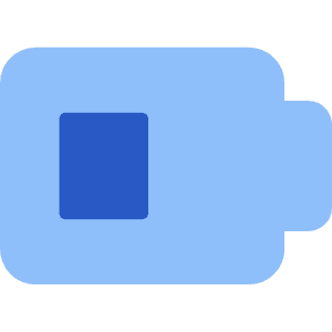 Battery Medium 3 Icon from Core Flat Set