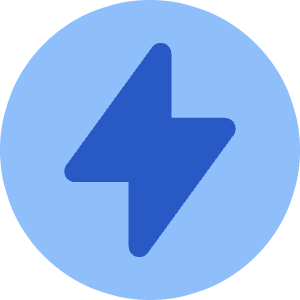 Bolt Charging Power Icon from Core Flat Set