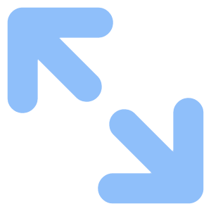 Line Arrow Expand Diagonal Large 2 Icon from Core Flat Set