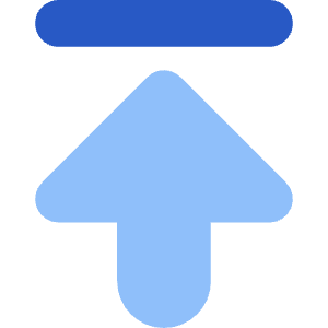 Triangle Arrow Move Up Large 1 Icon from Core Flat Set