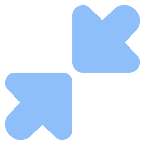 Triangle Arrow Shrink Diagonal Large 1 Icon from Core Flat Set