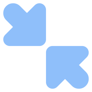 Triangle Arrow Shrink Diagonal Large 2 Icon from Core Flat Set