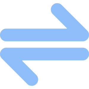 Line Arrow Transfer Horizontal Large 1 Icon from Core Flat Set