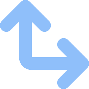 Line Arrow Bottom Left Corner Large Icon from Core Flat Set