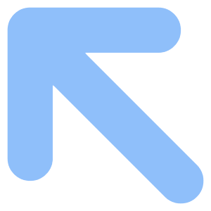 Line Arrow Diagonal Upper Left Large Icon from Core Flat Set