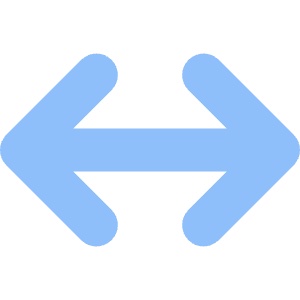 Line Arrow Horizontal Large Icon from Core Flat Set