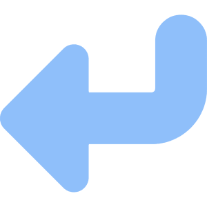 Triangle Arrow Bend Down Left Large Icon from Core Flat Set