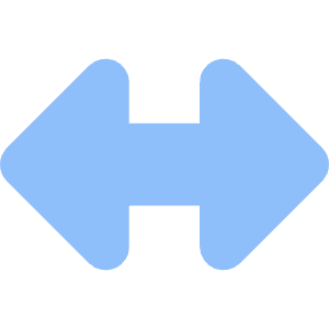 Triangle Arrow Horizontal Large Icon from Core Flat Set