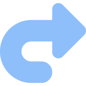 Triangle Arrow Turn Forward Large Icon from Core Flat Set