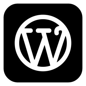 Wordpress Logo 1 Icon from Logos Block - Free Set