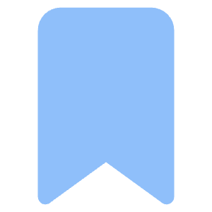 Bookmark Solo Icon from Core Flat Set