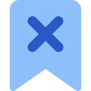 Delete Bookmark Icon from Core Flat Set