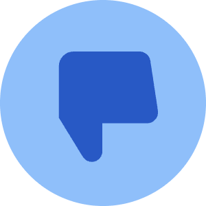 Dislike Circle Icon from Core Flat Set