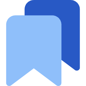 Double Bookmark Icon from Core Flat Set