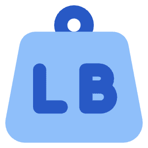 Product Weight Lb Icon from Core Flat Set