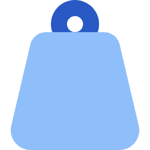 Product Weight Icon from Core Flat Set