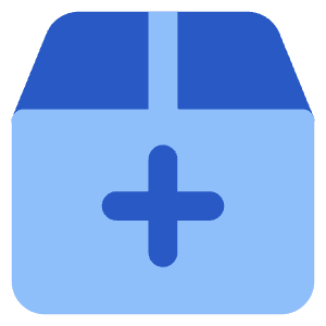 Shipment Add Icon from Core Flat Set