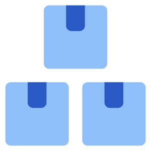 Shipment Stack Icon from Core Flat Set