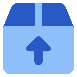 Shipment Upload Icon from Core Flat Set