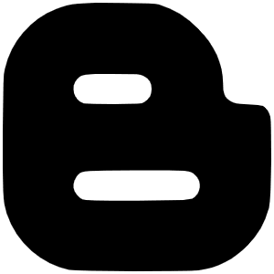 Blogger B Icon from Font Awesome Solid Set