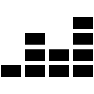 Deezer Icon from Font Awesome Solid Set