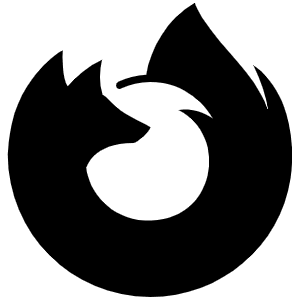 Firefox Browser Icon from Font Awesome Solid Set