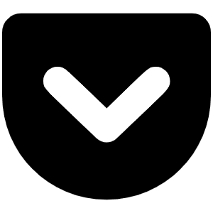 Get Pocket Icon from Font Awesome Solid Set