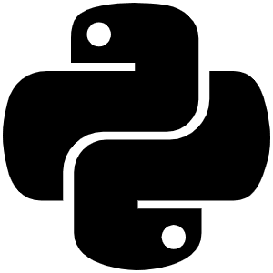 Python Icon from Font Awesome Solid Set