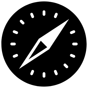 Safari Icon from Font Awesome Solid Set