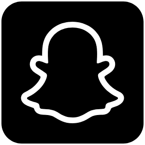 Square Snapchat Icon from Font Awesome Solid Set