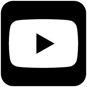 Square Youtube Icon from Font Awesome Solid Set
