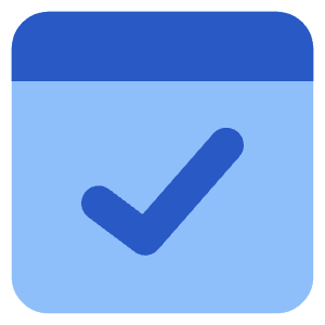 Browser Check Icon from Core Flat Set