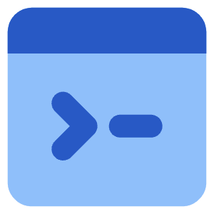 Browser Code 1 Icon from Core Flat Set