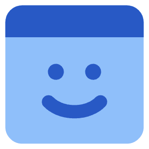 Browser Emoji Icon from Core Flat Set