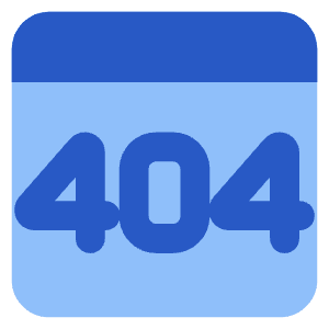 Browser Error 404 Icon from Core Flat Set