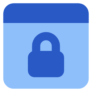 Browser Lock Icon from Core Flat Set