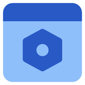 Browser Setting Bolt Nut Icon from Core Flat Set