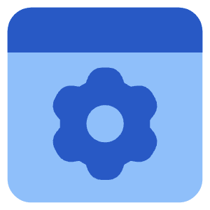 Browser Setting Icon from Core Flat Set