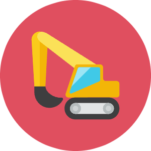 Excavator Icon from Kameleon Colors - Free Set